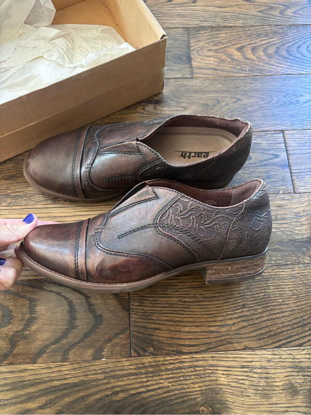 Earth Women’s Blythe Brown Slip-On Loafers